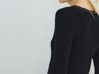 Кардиган с V-вырезом, Черный