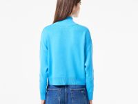Женский свитер Lacoste Relaxed Fit на молнии