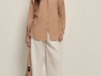 Блузка свободного кроя