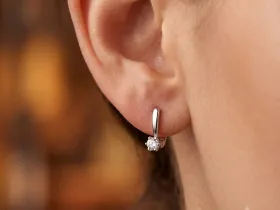 Серьги из белого золота э4712сг04220753