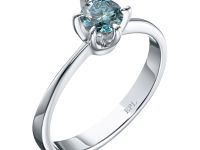 Кольцо из белого золота с бриллиантом э4001кц06160900