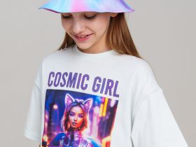 Панама текстильная для девочек