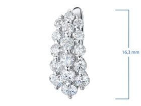 Серьги из белого золота э4712сг03210902