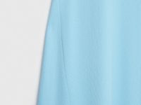 Вязаное платье в рубчик, Голубой