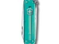 Нож перочинный Victorinox Classic SD Colors, Tropical Surf (0.6223.T24G) бирюзовый полупрозрачный, 7 функций 58мм