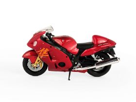 12828PW Игрушечный мотоцикл Welly Suzuki Hayabusa