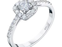 Кольцо из белого золота с бриллиантами э4701кц12200951