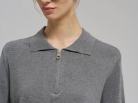 Легкий джемпер-поло полуприлегающего кроя