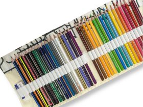 Пенал скрутка 36 отделений Acmeliae белый