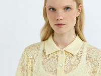 Поло из кружева, Желтый
