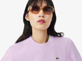 Женский свитшот Lacoste из смеси органического хлопка