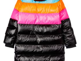 Пальто текстильное с полиуретановым покрытием для девочек