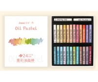 Набор пастели масляной CZ-244 "Macaron color" 26 шт, 24 цв, круглая, 70*10 мм, в картонной коробке