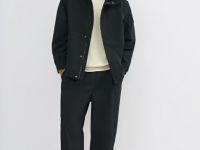 Утеплённая парка с капюшоном, Черный