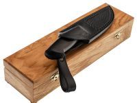 Шкатулка для ножа дуб, бесцветное масло
