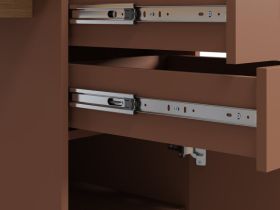 Стол Торвалль-1 120x52 Терракотовый/Натуральный