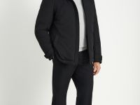 Утепленная куртка с воротником-стойкой