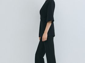 Треггинсы из трикотажа, Черный