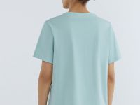 Футболка с цветочным принтом, Зеленый