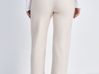 Вязаные брюки прямого силуэта
