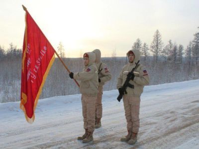 Алданский район Якутии принял эстафету «Знамя Победы»