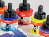 Чернила акриловые Talens "Amsterdam" 30 мл №551 Небесно голубой