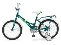 Детский велосипед Stels Talisman 18 Z010, год 2025, цвет Синий-Зеленый