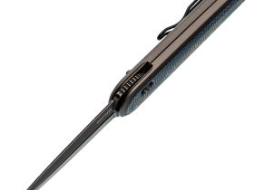 Складной нож SRM 251MB-ME (эксклюзивно для НОЖИКОВ), сталь N690, рукоять голубая микарта