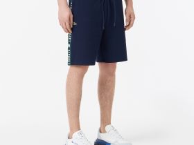 Мужские шорты Lacoste из эластичного хлопка