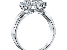 Классическое кольцо из белого золота э4712кц09160400_white