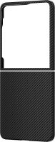 Чехол uBear Supreme Kevlar для Galaxy Z Flip8 черный