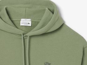 Хлопковый свитшот Lacoste унисекс свободного кроя