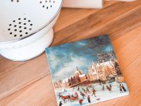 Подставка керамическая для чайника "Зимний Вид Лейдена"