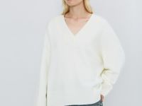 Джемпер из мягкой пряжи с шерстью, Белый