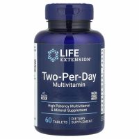 Life Extension, таблетки для приема дважды в день, 60 таблеток