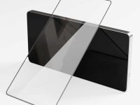 Защитное стекло VLP 2.5D для Galaxy S25 Ultra черная рамка