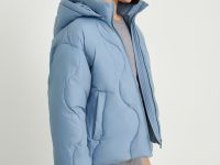 Утепленная куртка с воротником-стойкой