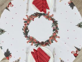 Скатерть круглая Елка/Christmas tree