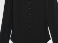 Боди с длинным рукавом, Черный