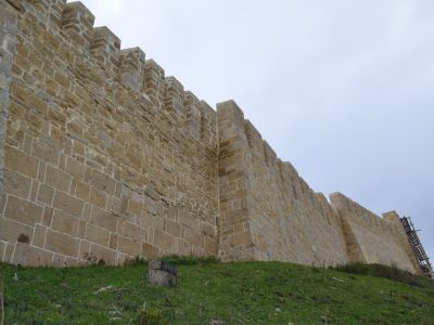 Прясло стены между башней № 12 и башней № 13