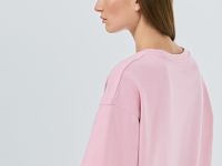 Футболка оверсайз с принтом, Розовый