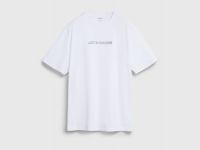 Футболка с текстовым принтом, Белый