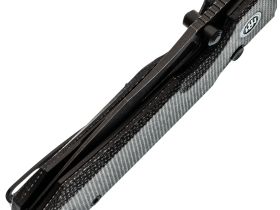 Складной нож Remette Rhino, сталь Sandvik 14C28N, рукоять микарта, черный