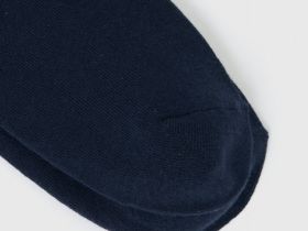 Базовые носки в рубчик, Синий
