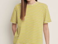 Футболка в полоску свободного силуэта