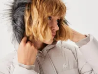 Женская куртка Lacoste с капюшоном