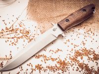 Нож для выживания Командор, сталь 65х13, рукоять венге