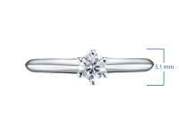 Помолвочное кольцо из белого золота э4712кц05091100_white