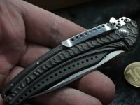 Складной нож CRKT Ripple 2 Gray, сталь Acuto 440, рукоять нержавеющая сталь