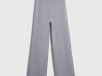Вязаные брюки для девочек, Серый